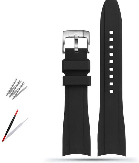 Uhrenarmband Kautschuk, Silikon, 22 mm, gray, Herren - Bild 1