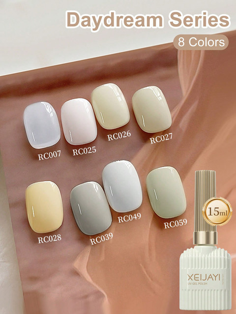 XEIJAYI Daydream Serie Gel-Nagellack, 8 Farben, Glänzend, 15 ml - Bild 1