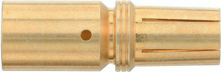 HARTING Crimpkontakt 09112006235 aus Messing mit Goldbeschichtung - Bild 1