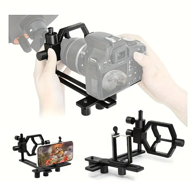 Datyson Astronomisches Teleskop mit Universaladapter für Kamera- und Handyfotografie in Schwarz - Bild 1