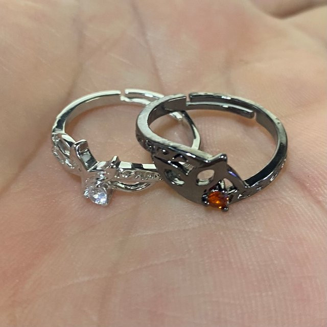 Brdwn Ring, Silber, Kristall, Unisex - Bild 1