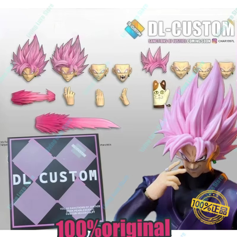 Bandai Dragon Ball Z SHF Super Saiyan Rosé Son Goku Black Zamasu Kopfzubehör, Actionfiguren - Bild 3