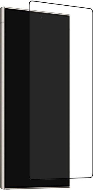 Samsung Galaxy S25 Ultra Schutzfolie aus gehärtetem Glas in Schwarz und Transparent - Bild 1