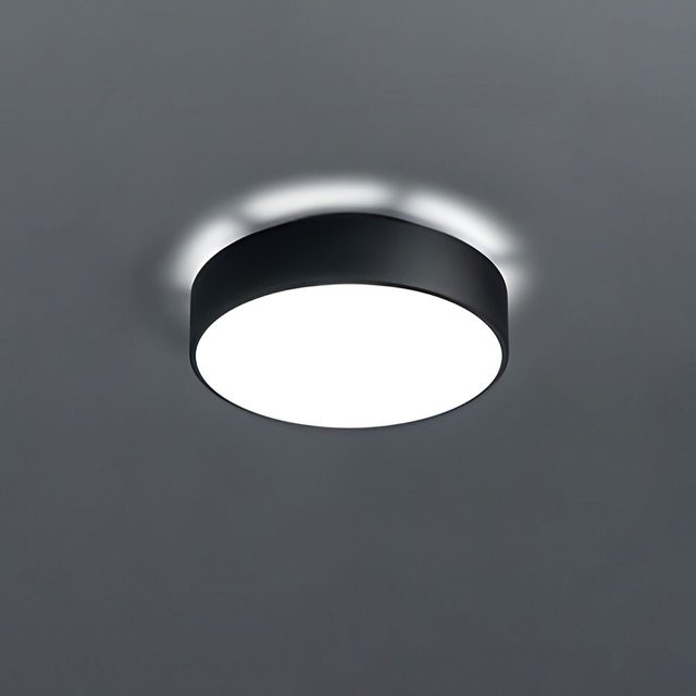 LUX-IT Helios 300 LED-Deckenleuchte in Schwarz, dimmbar, warmweiß (3000K) - Bild 1