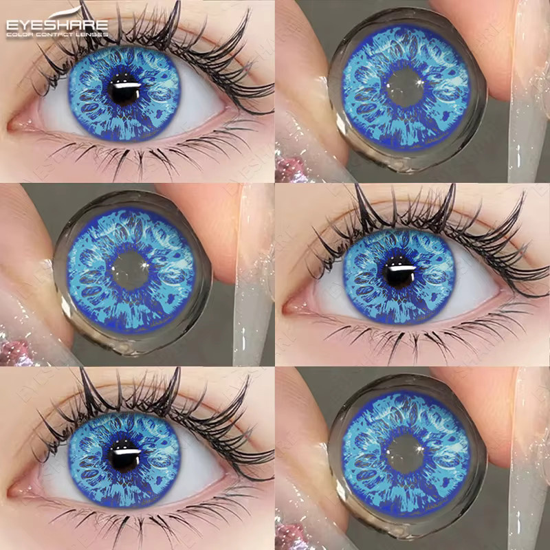 EYESHARE Farbkontaktlinsen, Blau, Unisex - Bild 2