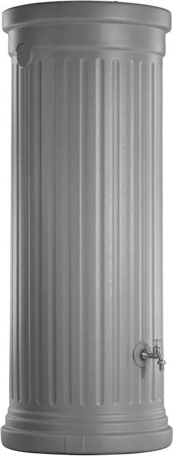 Garantia Regenwassertank Säulentank 330 l Steingrau Ø 59 cm - Bild 1