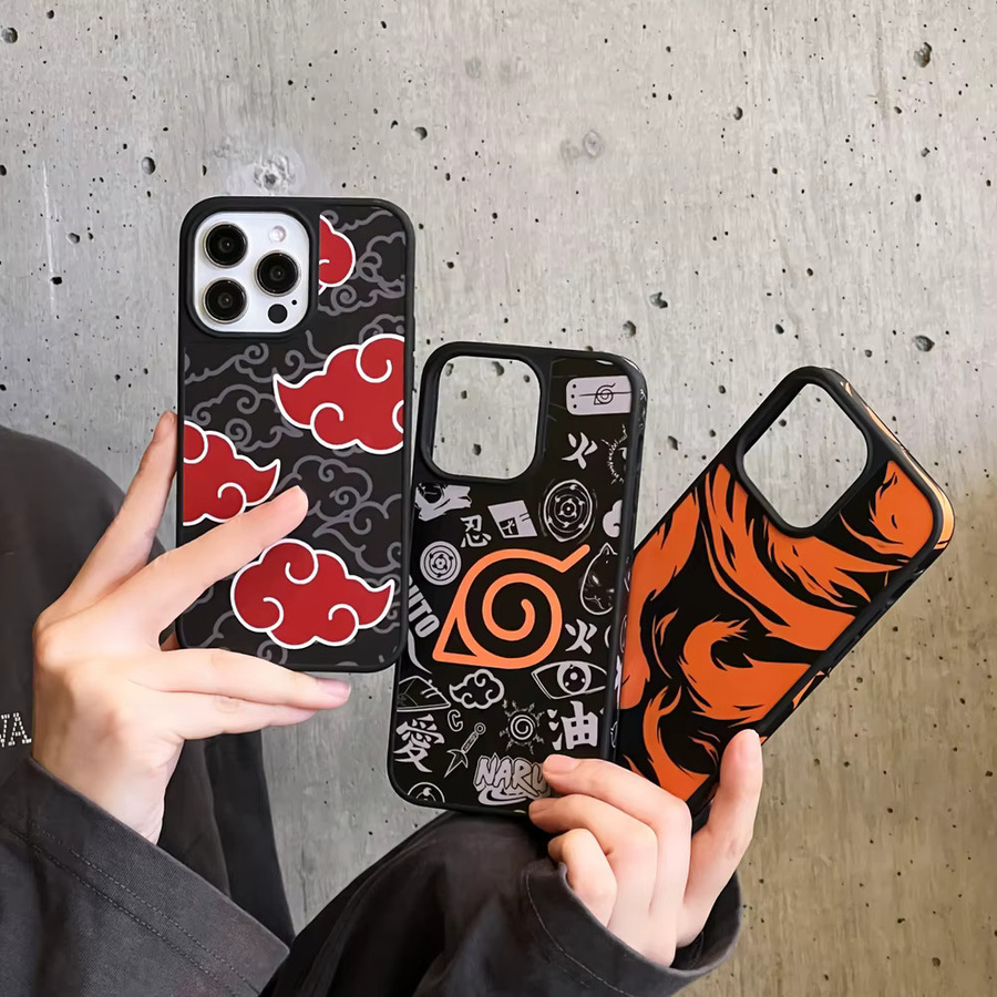 Bandai Anime Handyhülle für iPhone 17 16 15 14 13 Pro Max mit Naruto Itachi Obito Pain Design Stoßfeste Hartschale - Bild 2
