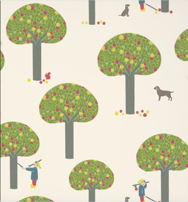 Little Greene Tapete Rodney Street in Sage & Onions mit floralem Vintage-Muster und botanischem Design in Grün - Bild 4