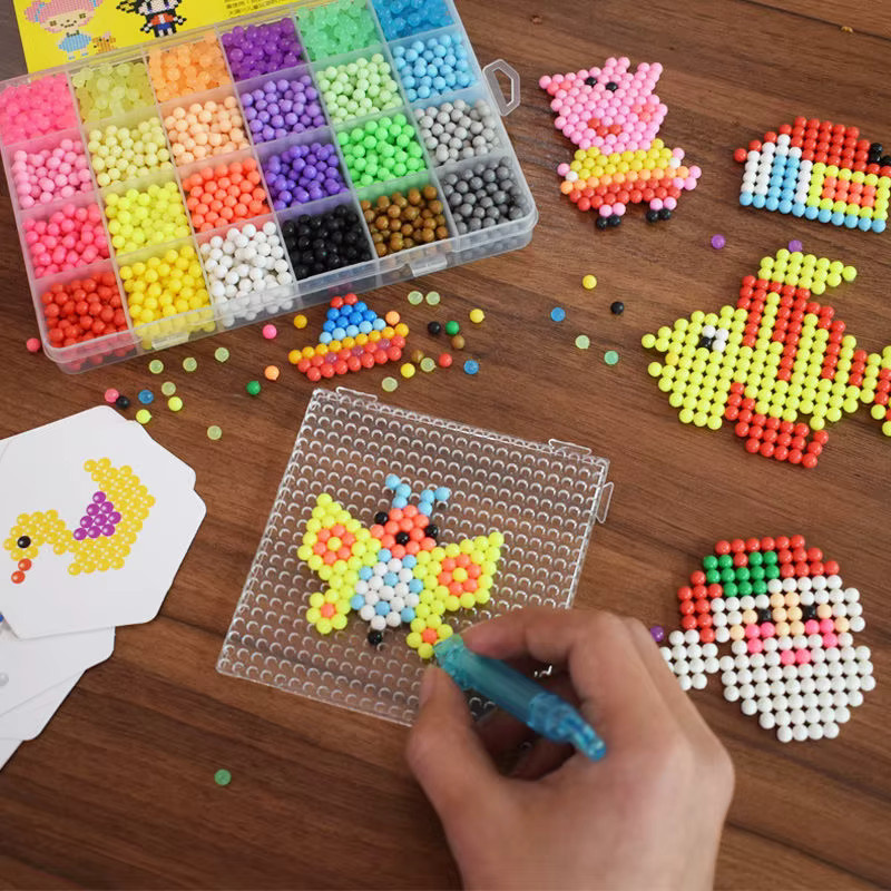 JSXuan Magische Perlen, DIY-Zauberperlen, 1000 Teile, Bunt / Mehrfarbig - Bild 2