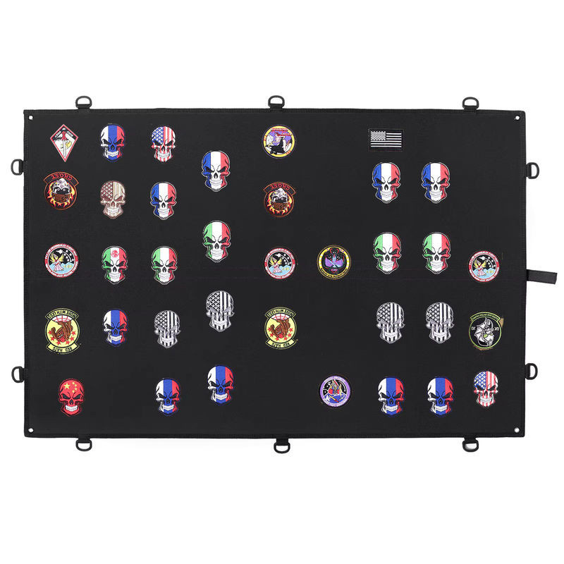 Jagd Tacticals Display Board für Patches und Abzeichen in Schwarz als hängendes Textil-Poster - Bild 1