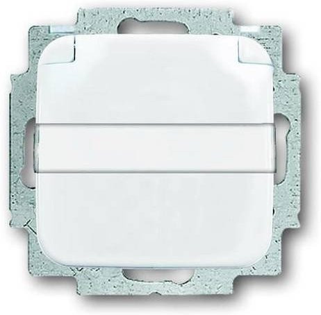 ABB Geräteeinsatz Steckdose IP20 Reinweiß (RAL 9010) - Bild 1