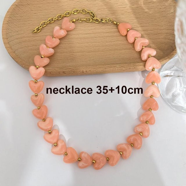 Halskette Choker, Edelstahl, Gold, Perle, Damen - Bild 1