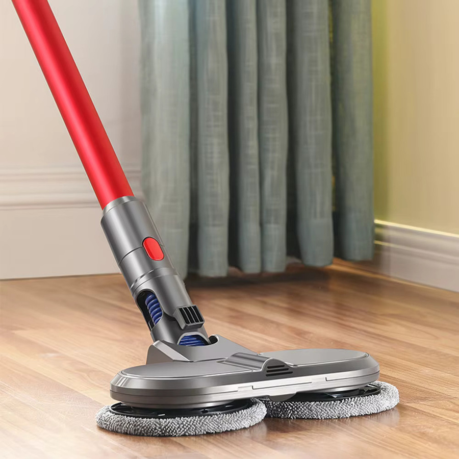 Fowoy Elektrischer Nass- und Trockenmopp mit Wassertank für Dyson V7, V8, V10, V11 kabellose Staubsauger, Gelb - Bild 2