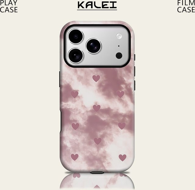Potdemiel Magnetische Handyhülle Blush Mist für iPhone 17 16 15 14 13 Pro Max Plus, robuste Doppel-Schicht-Hülle, Pink - Bild 1