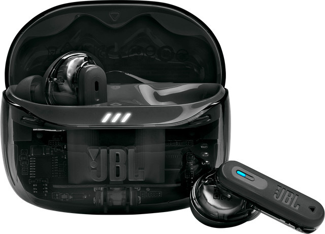 JBL Tune Beam 2 Ghost Edition In-Ear Kopfhörer Schwarz mit Bluetooth und USB-C - Bild 1