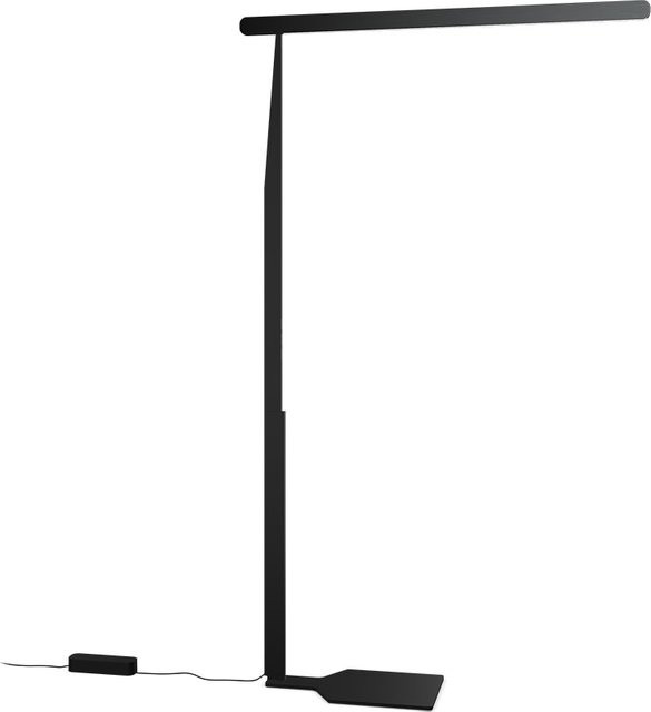 Occhio Mito linear terra LED-Stehleuchte in Schwarz matt mit Black Phantom Kopf und einstellbarer Höhe von 190-220 cm - Bild 1