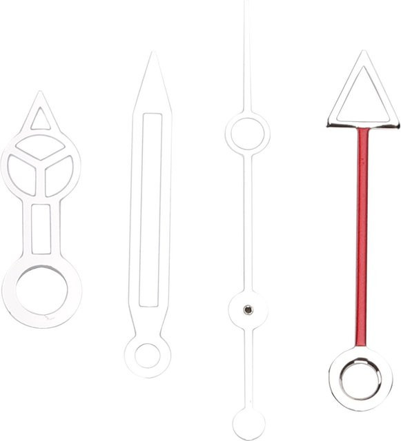 DIYelecs Zeiger-Set für ETA3186 Uhrwerk, Legierung, Weiß - Bild 1
