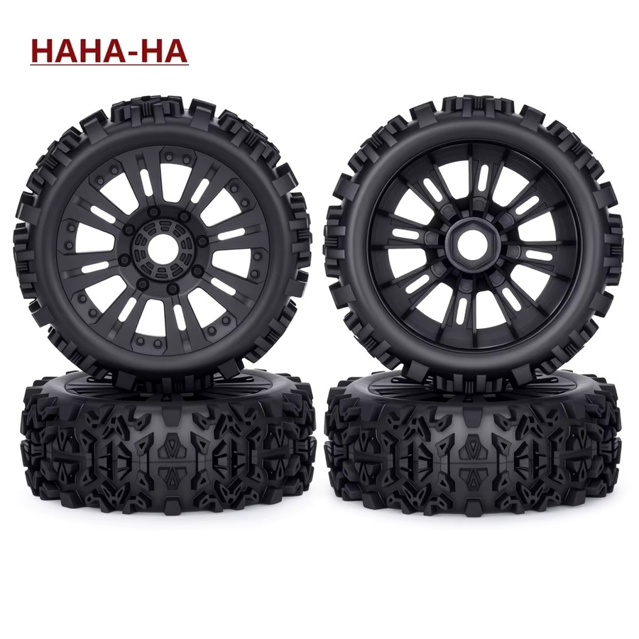 MALOM RC Off-Road Buggy Räder Reifen, 4-teiliges Set, 17mm Sechskant - Bild 2