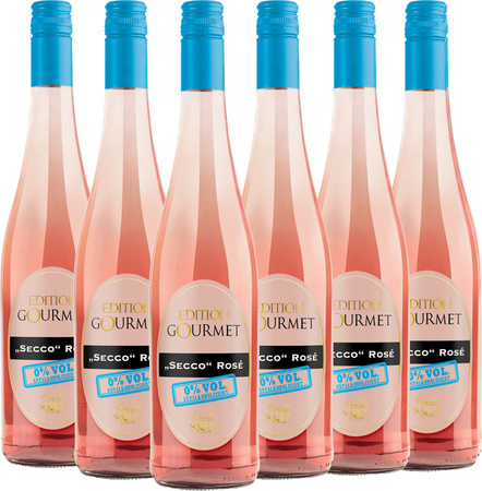 Edition Gourmet Secco Rosé alkoholfrei 6 x 0,75 l