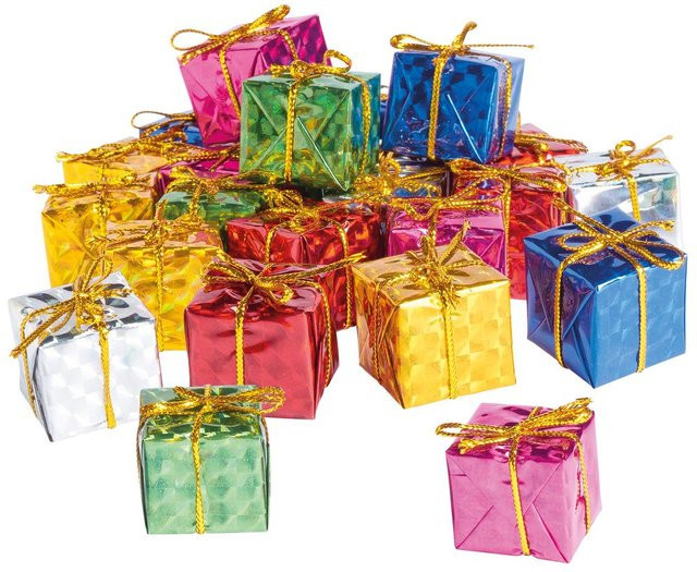 VBS Deko-Geschenkpäckchen Multicolor für Weihnachten und Geburtstage - Bild 1