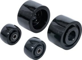 BGS Nylon-Rollenset aus Kunststoff in Schwarz für Art. 2889 - Bild 1