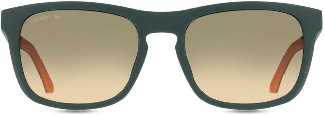 Lacoste L956s Sonnenbrille, Vollrand, Square, Plastic, Herren, Green, Beige - Bild 1