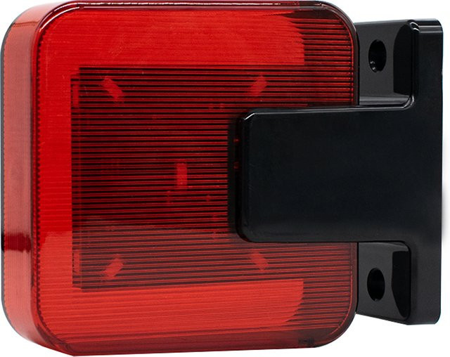 Scimagic-RC Wandmontierte LED-Notfall-Warnleuchte in Rot für Garten und Außenbereich - Bild 1
