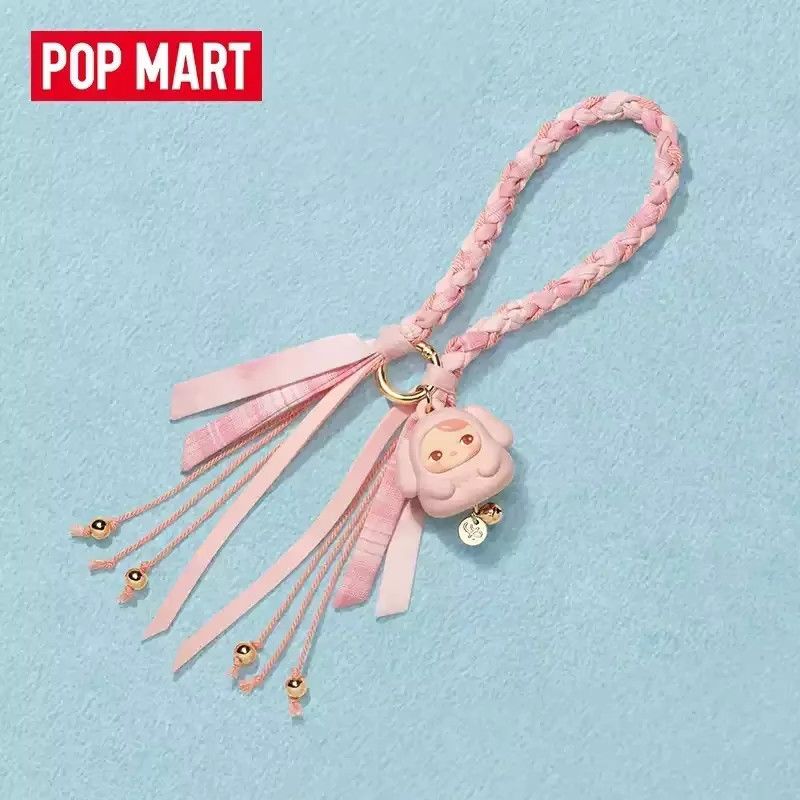 POP MART PUCKY TAP TAP BABIES Serie Anhänger Mystery Box Pink als Blind Box Figuren für Desktop und Wohnkultur - Bild 1