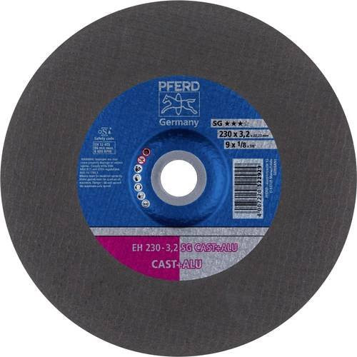 PFERD Trennscheibe EH 230mm SG CAST+ALU gekröpft für Aluminium und Guss, Grau, 25 Stück, Durchmesser: 230 mm, Bohrung: 22,23 mm - Bild 1