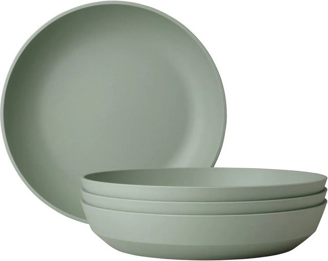 Mepal Silueta Suppenteller 4er Set in Green, Durchmesser: 21 cm - Bild 1