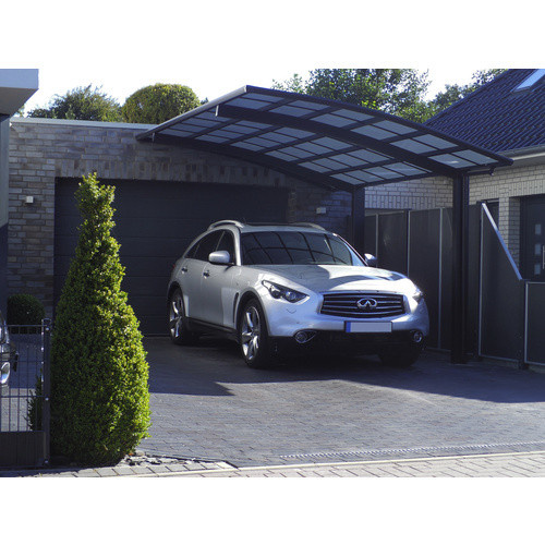 Ximax Alu Einzelcarport Portoforte Typ 80 Schwarz B/T: 301,2 x 495,4 cm, Höhe: 307,5 cm - Bild 4