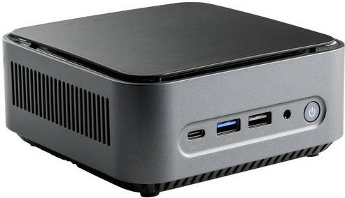 CSL Computer Mini PC Narrow Box Premium in Grau mit Intel N200 3.7GHz, 8GB RAM, 500GB SSD, Intel UHD Graphics und Windows 11 Pro - Bild 1
