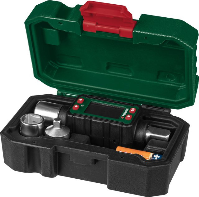 Parkside Digitaler Drehmomentadapter 1/2 Zoll in Schwarz - Bild 1