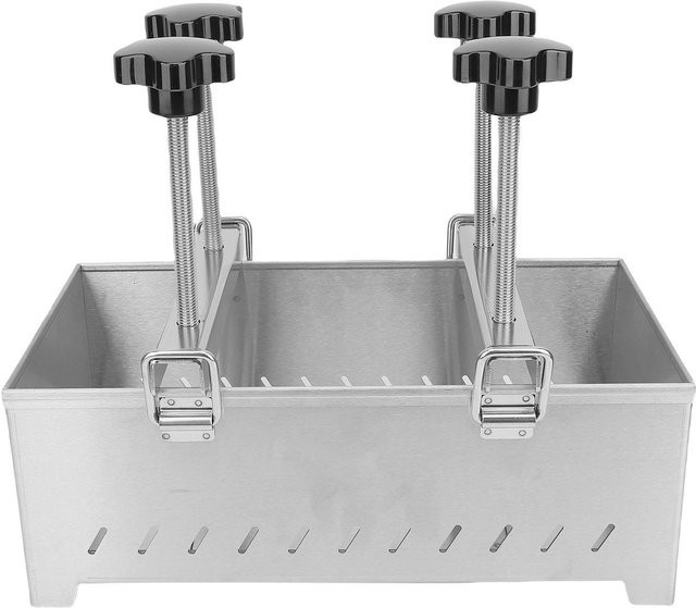 Aimo Fleischpressform aus 304 Edelstahl in Silber, rechteckig, Type 2 für Gewerbe und Heimgebrauch - Bild 1