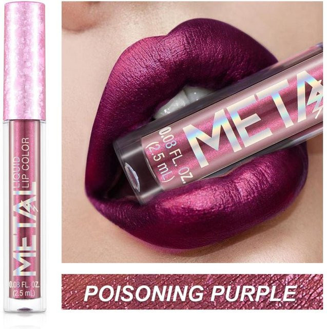 Chic Chroma Beauty Lippenstift, 12-Poisoning Purple, schimmernd - Bild 1