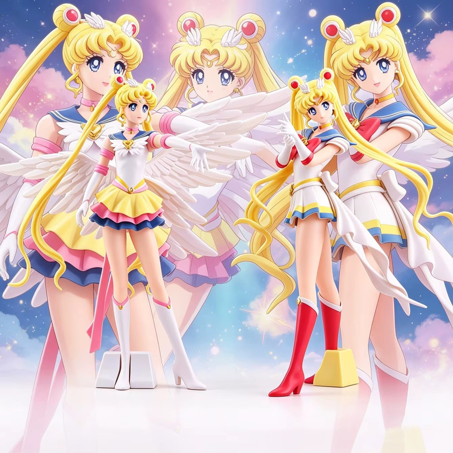 Bandai Sailor Moon, Eternal Sailor Moon & Super Sailor Moon Figurenmodell - Bild 2