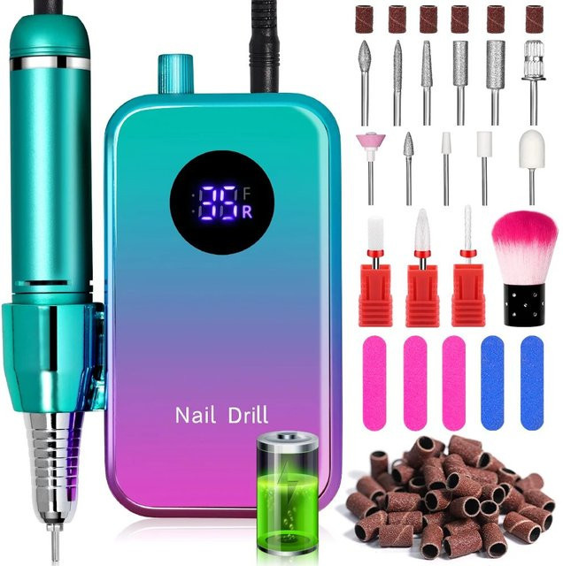 Limegirl Elektrische Nagelbohrmaschine, Violet Blue, Unisex - Bild 1