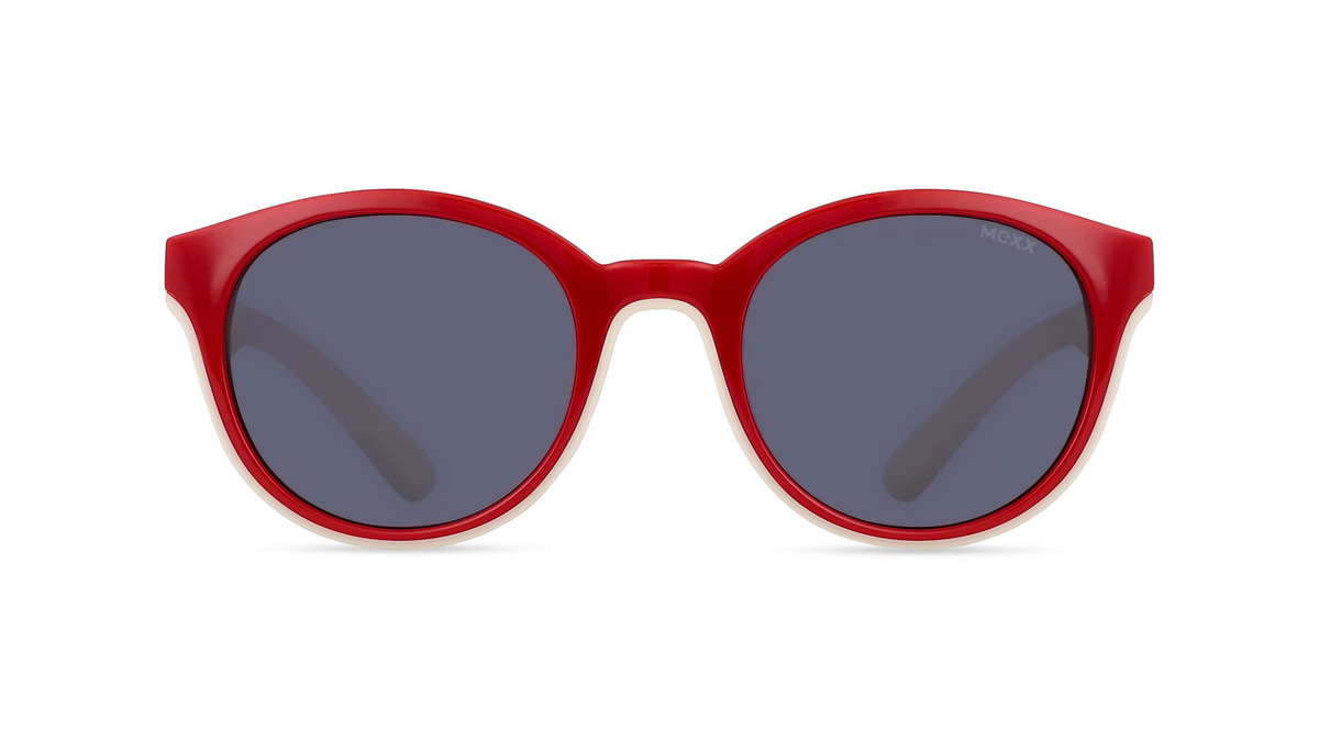 Mexx Eyes 5240 Kinder-Sonnenbrille, Vollrand, Rund, Kunststoff, Rot - Bild 1