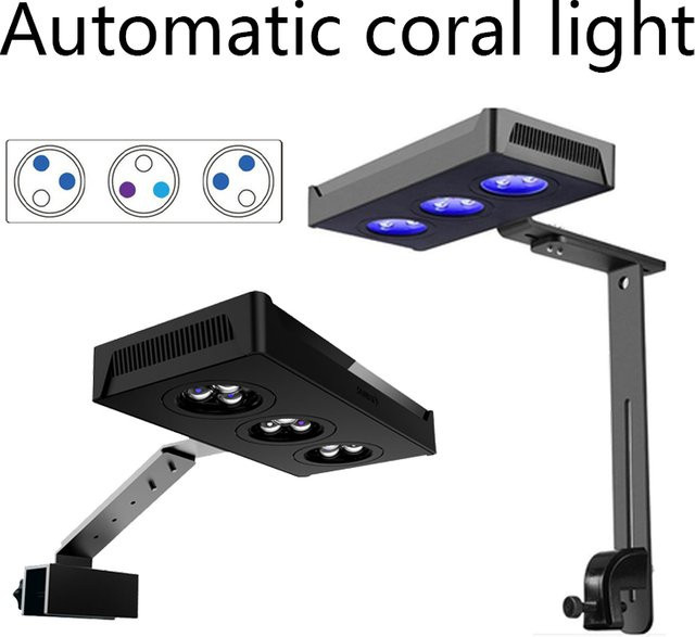 Spectra Nano 029 Aquarium-Licht in Schwarz mit 40 W Salzwasserbeleuchtung, Touch-Steuerung und mobiler WIFI-Steuerung für dein Korallenriff-Aquarium - Bild 1