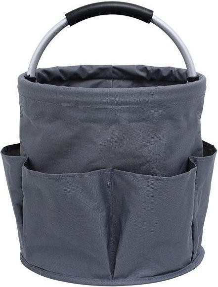XYNN Aufbewahrungsorganizer-Tasche aus Stoff in Grau, faltbarer Korb mit Griff, 17 l Volumen - Bild 1