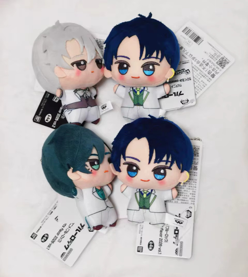 Bandai Blue Lock Plüschpuppen, Rin Itoshi Isagi Shidou Ryusei Nagi Bachira - Bild 1