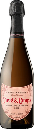Juvé & Camps Reserva de la Fam. Rosé Gran Reserva Cava, Xarello, 2021, Brut Nature, Katalonien, 12,0 %, 0,75 l