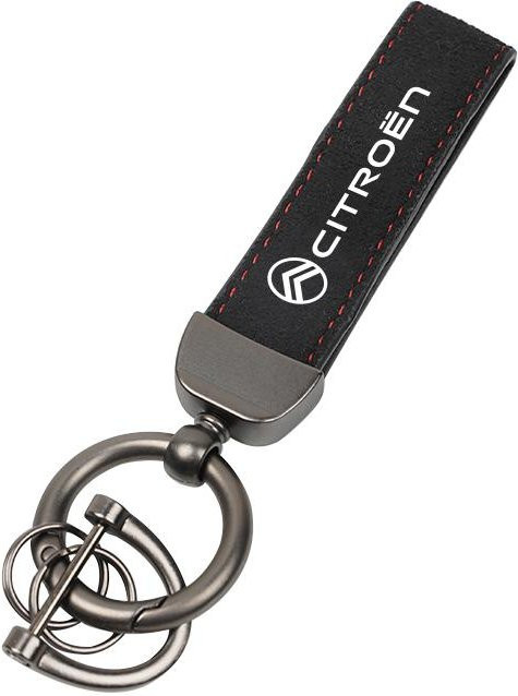 Schlüsselanhänger Citroen, Zinklegierung, Schwarz, Unisex - Bild 1