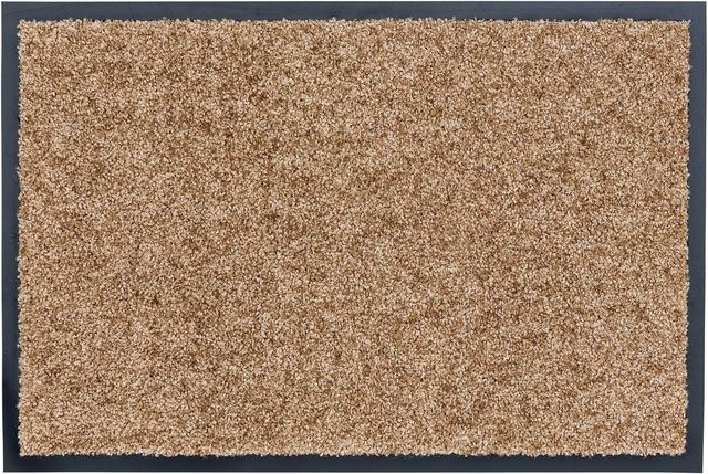 Schmutzfang Diamant Astra Rechteckiger Teppich in Grau, Beige und Braun mit rutschfester Unterseite B: 150 cm, T: 90 cm - Bild 1