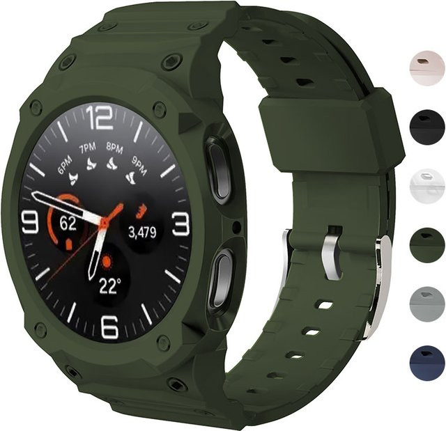 OAKCHARM Uhrenarmband Silikon, für Samsung Galaxy Watch 8, 40 mm, 44 mm - Bild 1
