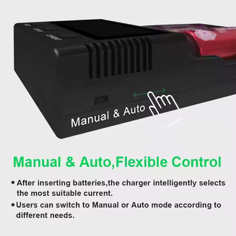 Vapcell S4 Plus Schnellladegerät und Z30 18650 Akkus Set mit 50A 3,7V wiederaufladbaren Lithium-Ionen-Batterien - Bild 3
