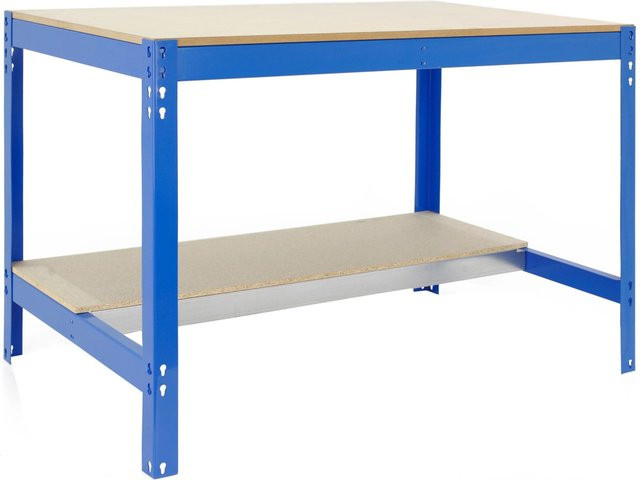 PROREGAL Werkbank Buffalo Blau H x B x T: 84 x 150 x 76 cm mit 600 kg Traglast - Bild 1
