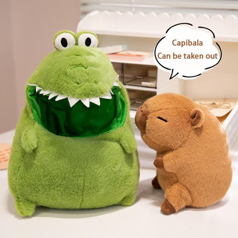 Capybara Plüschtier Capybara Stoffkissen Puppe 14+y - Bild 1