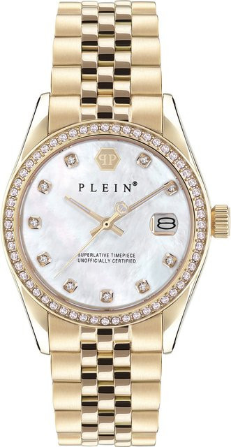 Philipp Plein Damenuhr, Quarz, Edelstahl, 34 mm, 5 ATM - Bild 1