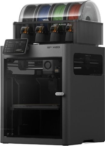 Bambu Lab X2D FDM 3D-Drucker mit AMS Combo in Schwarz - Bild 1